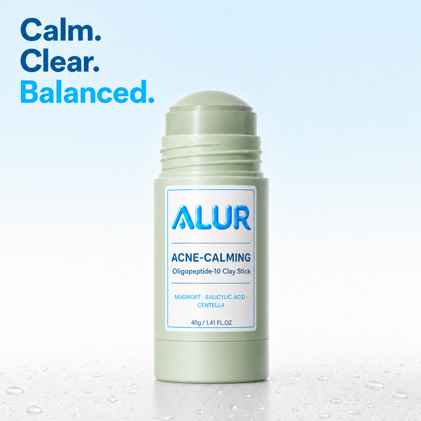ALUR® Acne-Calming Clay Stick - Hero Shot