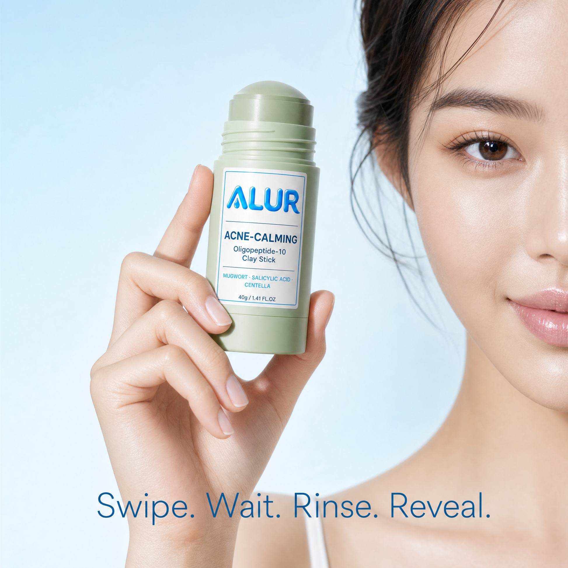 ALUR® Acne-Calming Clay Stick - Hand Lifestyle