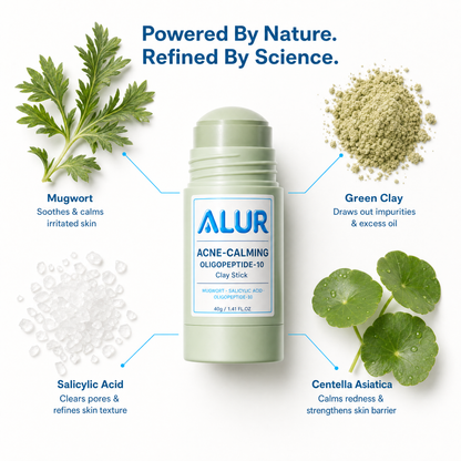 ALUR® Acne-Calming Clay Stick - Ingredient Callout