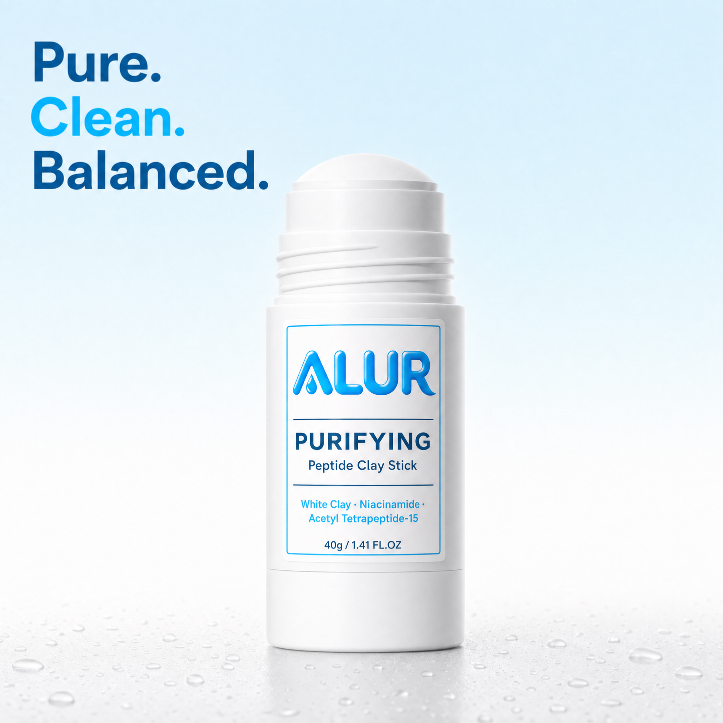 ALUR Purifying Peptide Clay Stick - Hero
