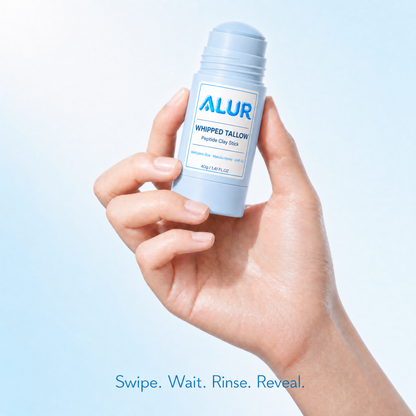 ALUR Whipped Tallow Peptide Clay Stick - Hand Lifestyle