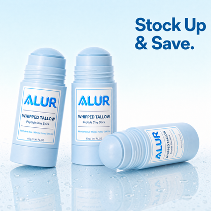 ALUR Whipped Tallow Peptide Clay Stick - Bundle Stack