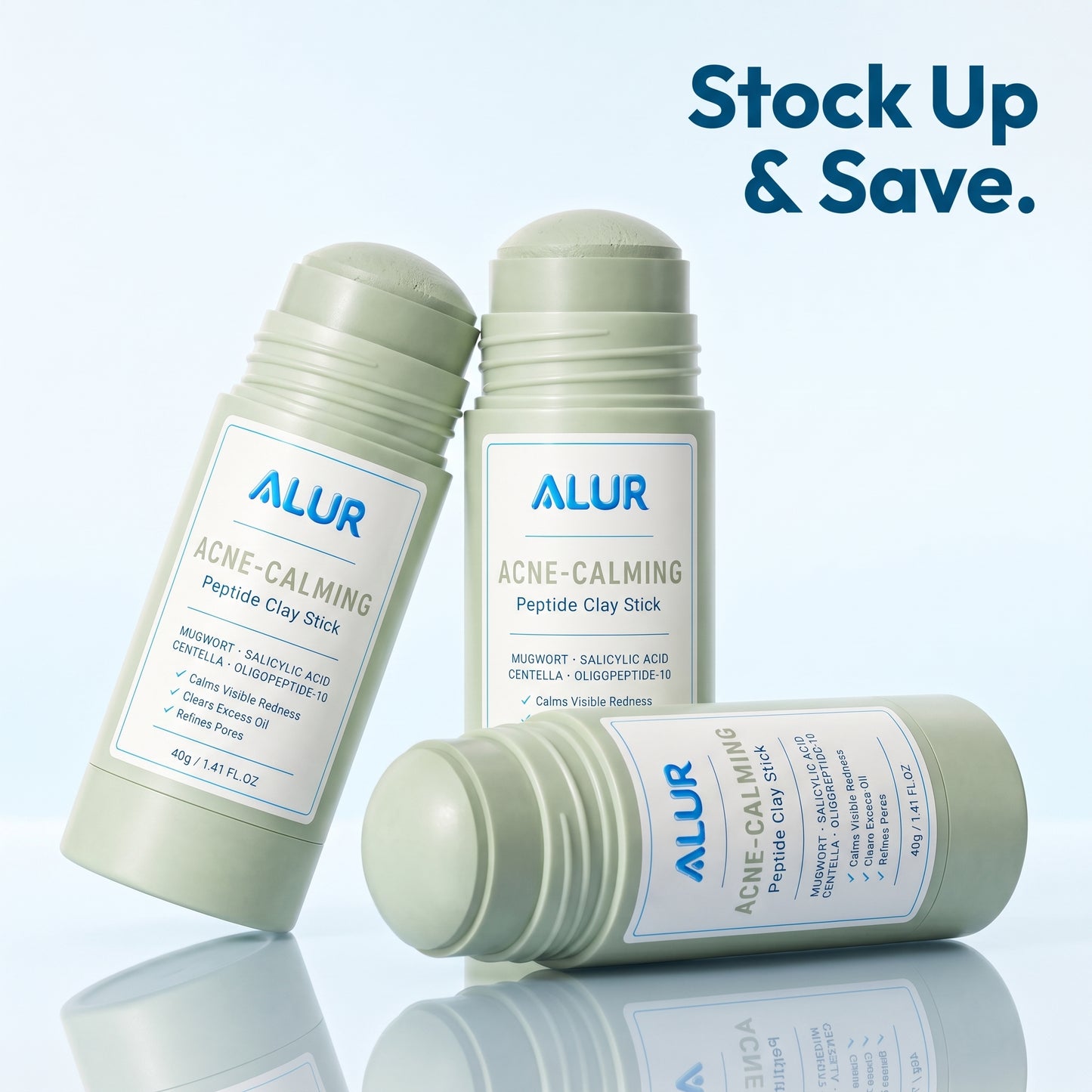 ALUR Acne-Calming Clay Stick - Bundle Stack