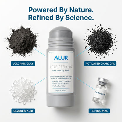 ALUR Pore-Refining Clay Stick - Ingredient Callout